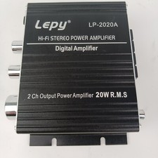 Powerful and Stylish: Black Lepy Hi-Fi Stereo Class-D Digital Audio Amplifier