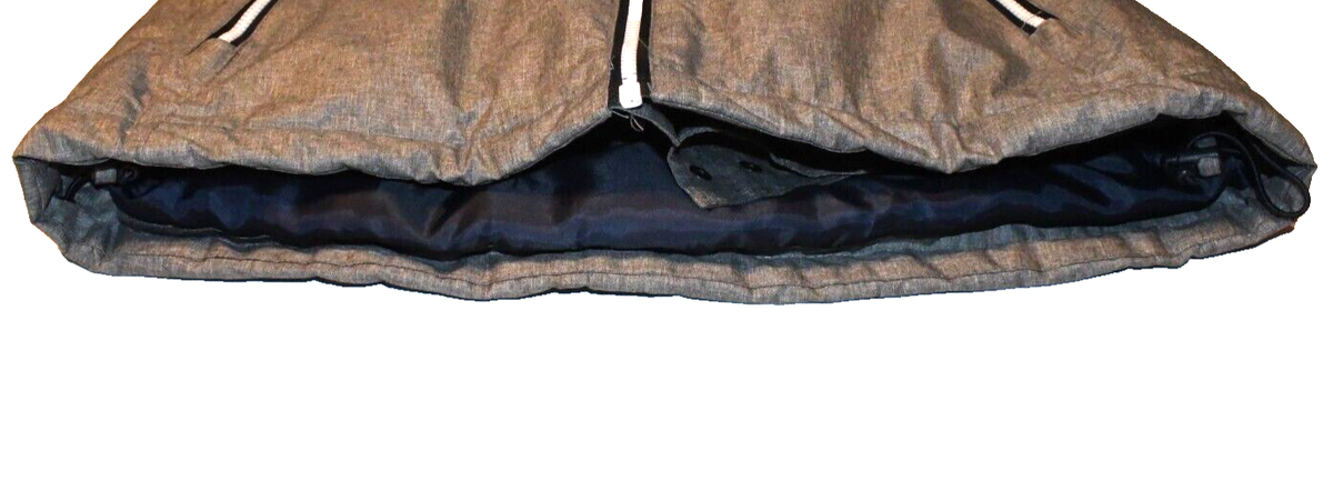 Crivit Pro Skiing Jacket Coat Women's 6 Gray Full Zip Insulated
