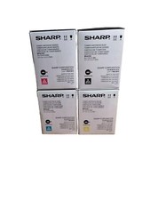Set Of 4 Genuine Sharp MX-C30GT-B,C,M,Y  Toner  MX C250F, MX C300W, MX C301W 
