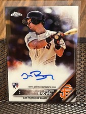 TREVOR BROWN 2016 TOPPS CHROME ROOKIE AUTO SAN FRANCISCO GIANTS AUTOGRAPH INSERT