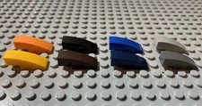 LEGO Parts 50950 (4pcs) Slope, Curved 3x1 Smooth Choose Color