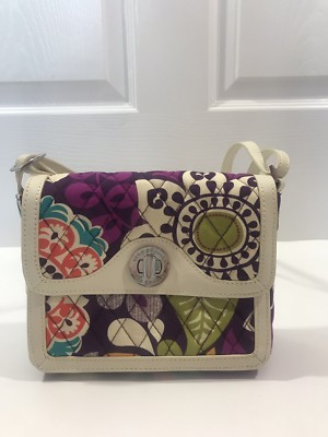 New Vera Bradley Patricia Crossbody In Plum Crazy