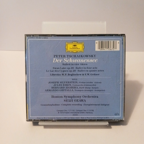 BSO, Tchaikovsky Swan Lake, Complete Audio CD 1979 - Picture 2 of 12