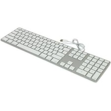 Apple Aluminium Wired USB Keyboard with Numeric Keypad A1243 MB110LL/A