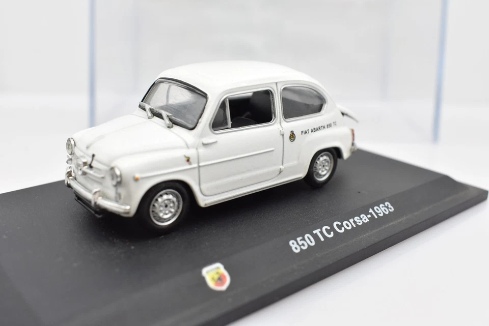 Modellino auto FIAT 600 ABARTH 850 scala 1:43 diecast modellismo statico ixo - Immagine 3 di 4
