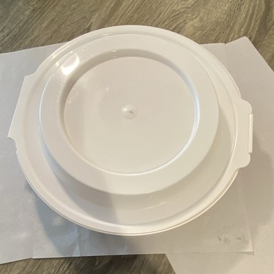 Pyrex Pie Keeper White Glass Round Pie Dish Covered Pie Plate With Lid