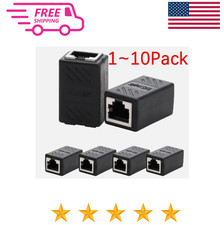 RJ45 Inline Coupler Cat7 Cat6 Cat5e Cat5 Ethernet LAN Network Cable Adapter Lot