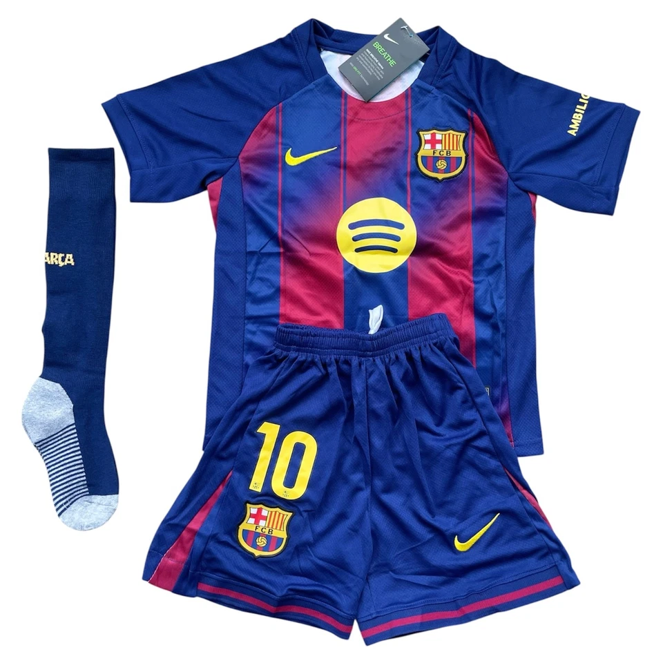 Kit Completo calcio bambino Fc Barcellona Yamal 2025/26 fino ai 13 anni - Imagen 3 de 4