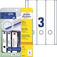 Avery-Zweckform Ordner-Etiketten L4759-10 61 X 297 Mm Papier Weiß Permanent H...
