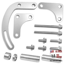 Sbc Power Steering Pump Bracket 350 V-belt Slotted Adjustable Lwp 305 327 383