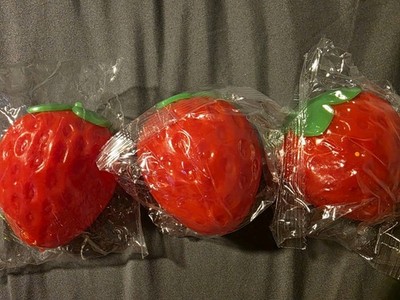 Fidget toy / Sensory toy strawberry Lot Of 3 New In Bag