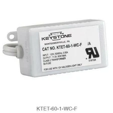 Keystone KTET-60-1-WC-F Halogen Low Voltage Transformer Ballast - 60W, 12V