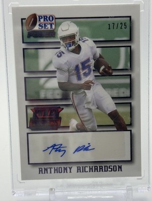 2021 Pro Set Power Anthony Richardson Rookie Auto 17/25 #PP-AR1