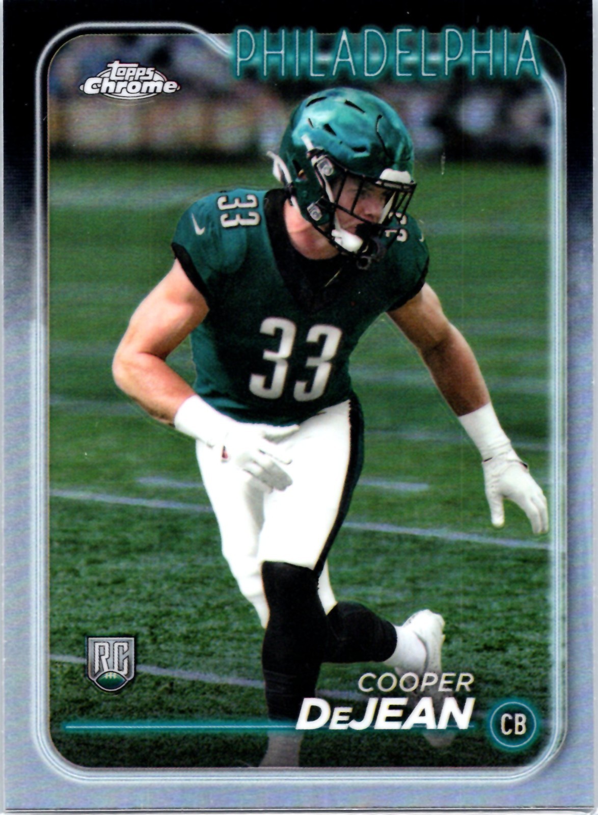 2024 Topps Chrome COOPER DEJEAN Refractor #232 Rookie RC Eagles NOCO