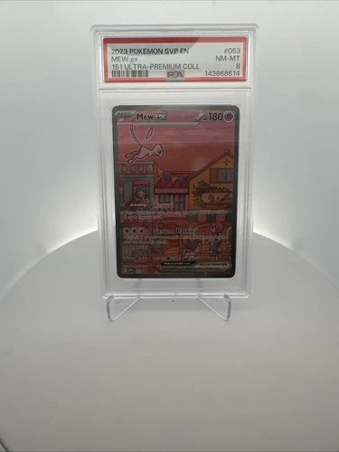 2023 POKEMON SVP PROMO 151 ULTRA-PREMIUM COLLECTION #053 MEW EX PSA 8