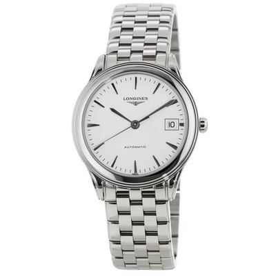 New Longines Flagship Automatic White Dial Unisex Watch L4.774.4.12.6
