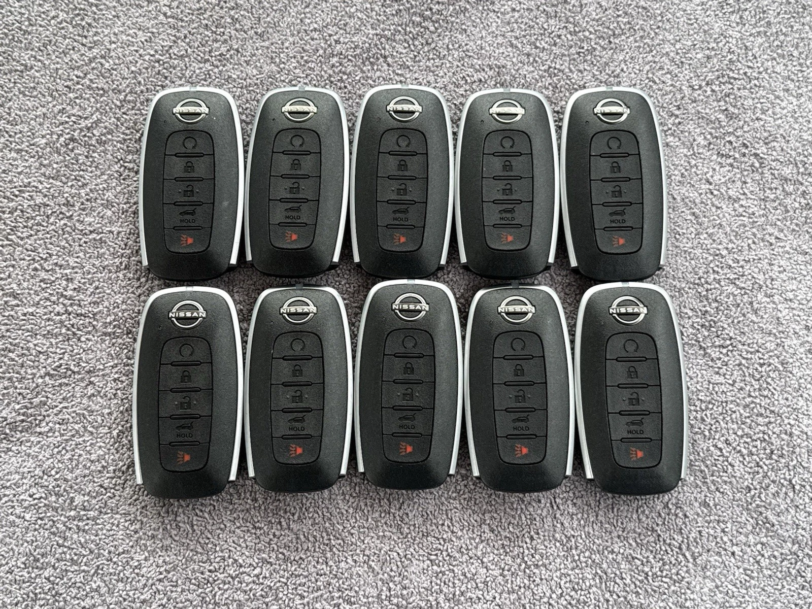 MINT LOT OF 10 OEM NISSAN SMART KEY REMOTE FOB 5 button HATCH KR5TXPZ3 OEM image 1
