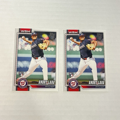 Topps 2025 Series 1 Rookie Andry Lara #36 Washington Nationals Card Lot 2