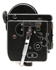 Bolex H16 Reflex 16mm Cine Camera body and Leather Case