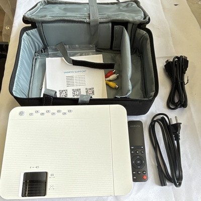 VANKYO Leisure 470 Pro LCD Projector 1080p HDMI USB AV SD Portable w/ Case