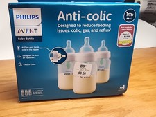 Philips Avent Anti-Colic Baby Bottles 9oz/260ml 3-Pack with AirFree Vent 1m BPA