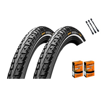2x Continental Fahrradreifen Ride Tour Reflex 28'' (37-622) AV/DV/SV +Reifenheber