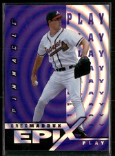 1998 Pinnacle #E21 Greg Maddux Epix Purple