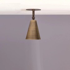 Faretto da soffitto in ottone regolabile moderno da incasso direzionale UL