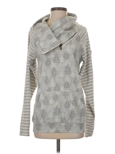 Michelle Mae Women Gray Pullover Sweater S