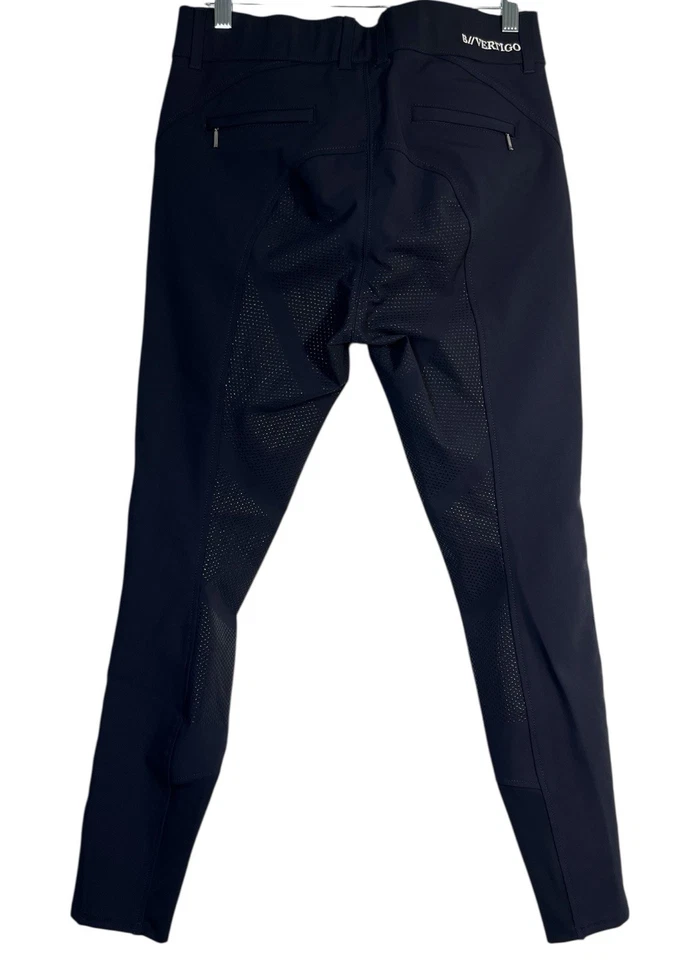 B Vertigo Sz 30 US Women’s Breeches Davina Full Seat Navy Riding Pants NWOT - Image 4 of 4