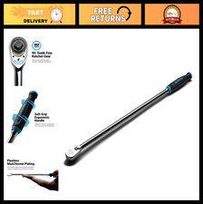 Extra Long 12 Drive 90-tooth Ratchet Wrench Ergonomic Soft Grip 25 Length Extra Long 12 Drive 90-tooth Ratchet Wrench Ergonomic Soft Grip 25 Length