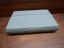 HP GREY-GREEN HARD CASE VINTAGE CALCULATOR ACCESSORY WORKS PERFECTLY