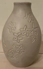 Vintage Van Briggle Pottery Original Hand Carved Leaf And Vine Vase Colo Springs