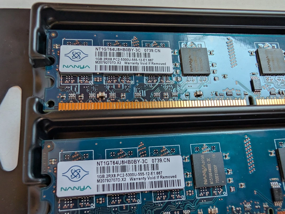 Las mejores ofertas en Módulo Nanya PC2-5300 DDR2-667 1 Memoria de