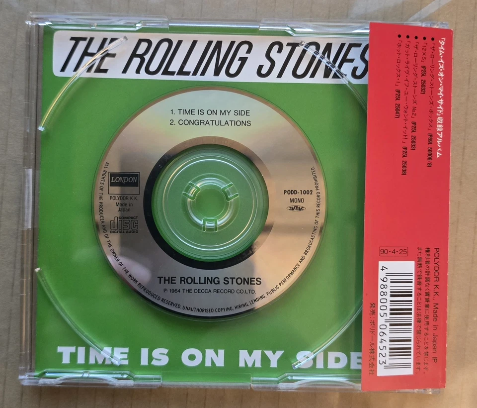Time Is On My Side (Japan) 1990 3" Mono CD Single w/OBI By The Rolling Stones - Image 4 of 4