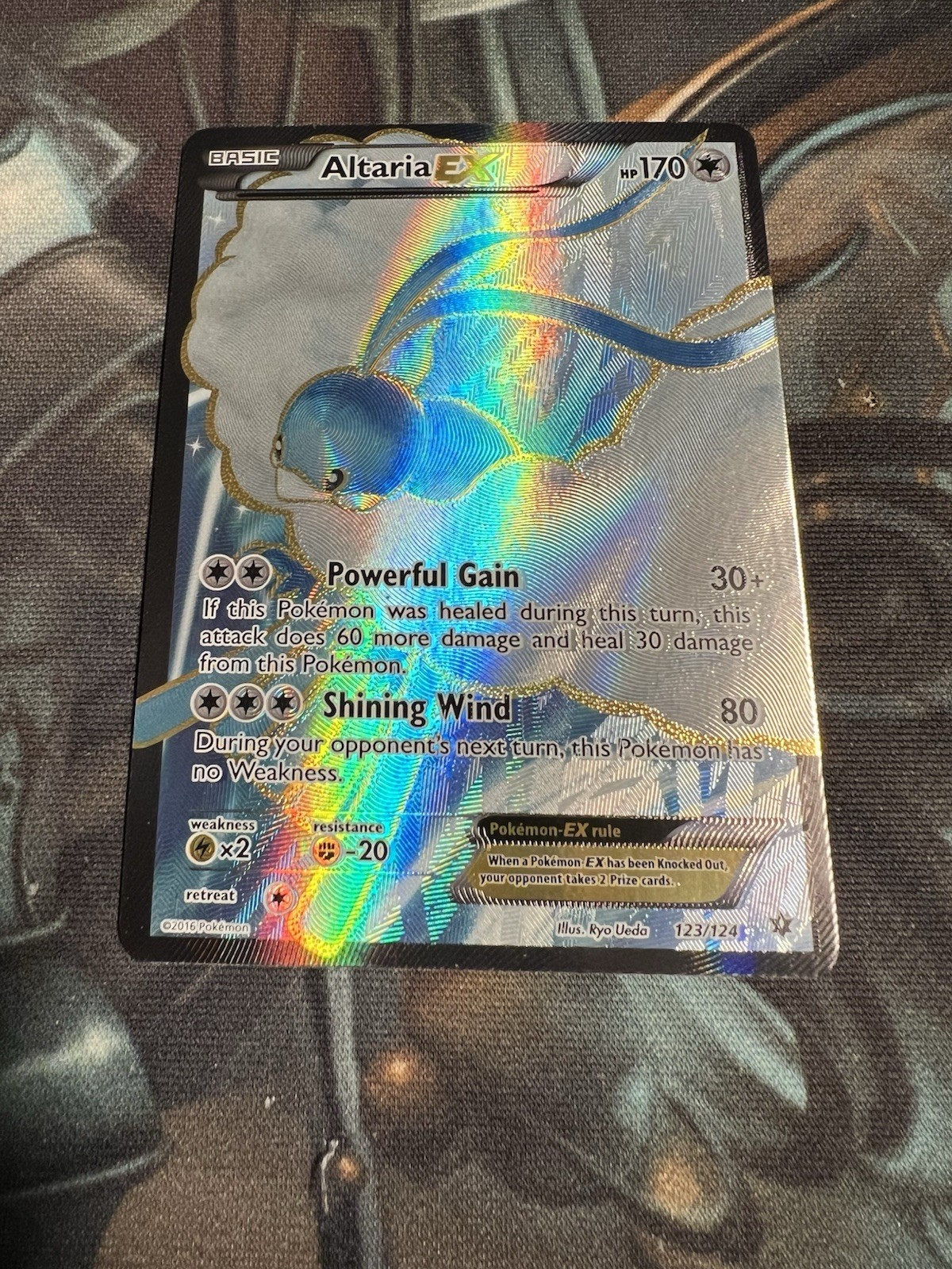 Altaria EX 123/124 Full Art Fates Collide Near Mint Condition
