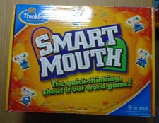 Think Fun Smart Mouth Quick Thinking Shout Out Game Complete 2001