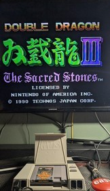 Double Dragon III Nintendo Entertainment System NES Cleaned and Tested Works