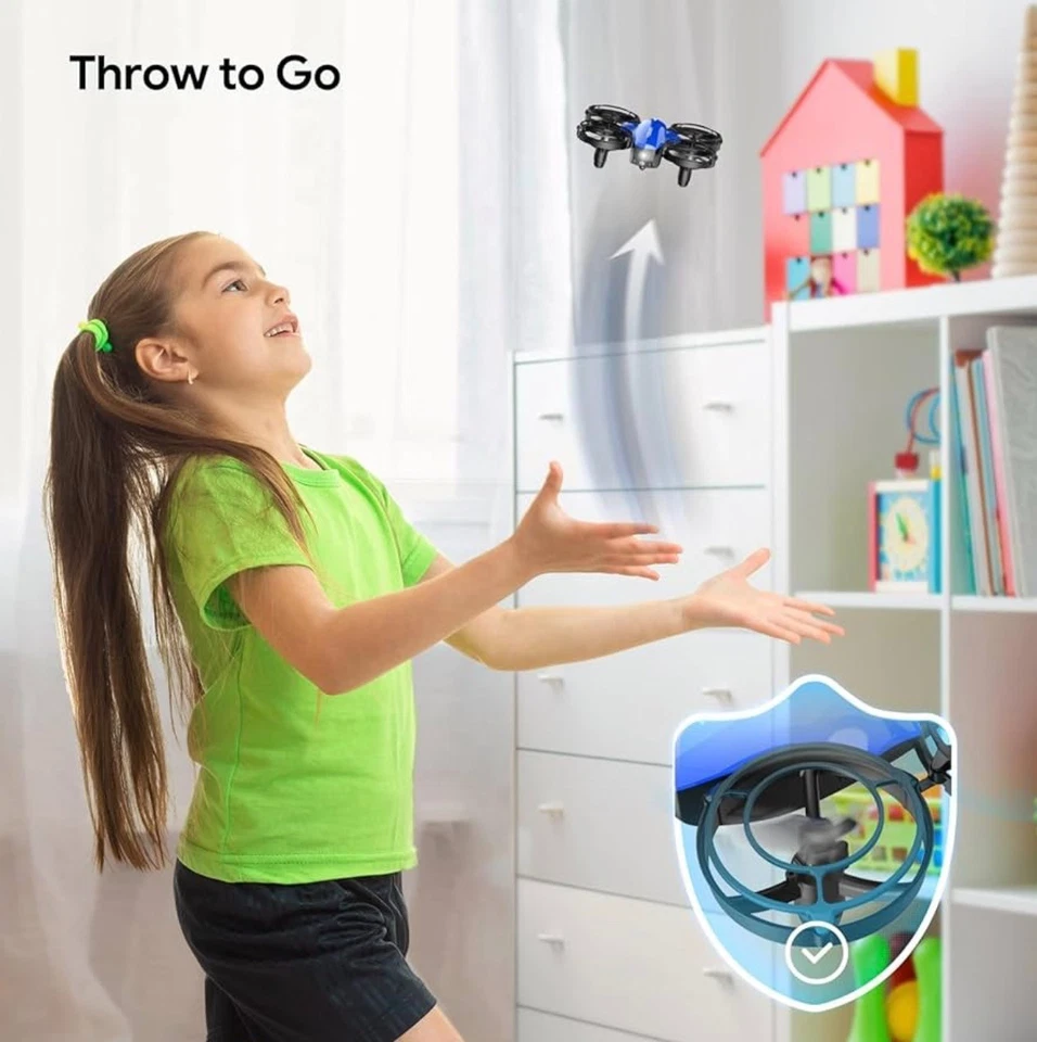 2 Pack A24 Drone for Kids 16+ with Battle Mode, Small RC Drone with Throw to Go - Image 3 of 4