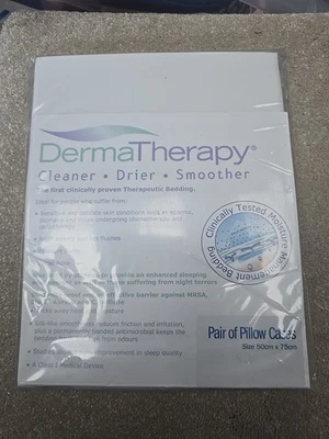 ESPERE HEALTHCARE DERMATHERAPY 2 X Pillow Cases Brand New Therapeutic Bedding