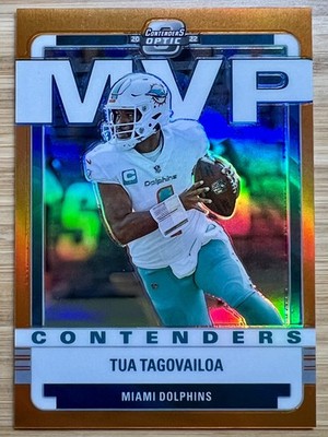 2022 Panini Optic Contenders MVP - Tua Tagovailoa #MVP-7 Orange 42/50 Dolphins