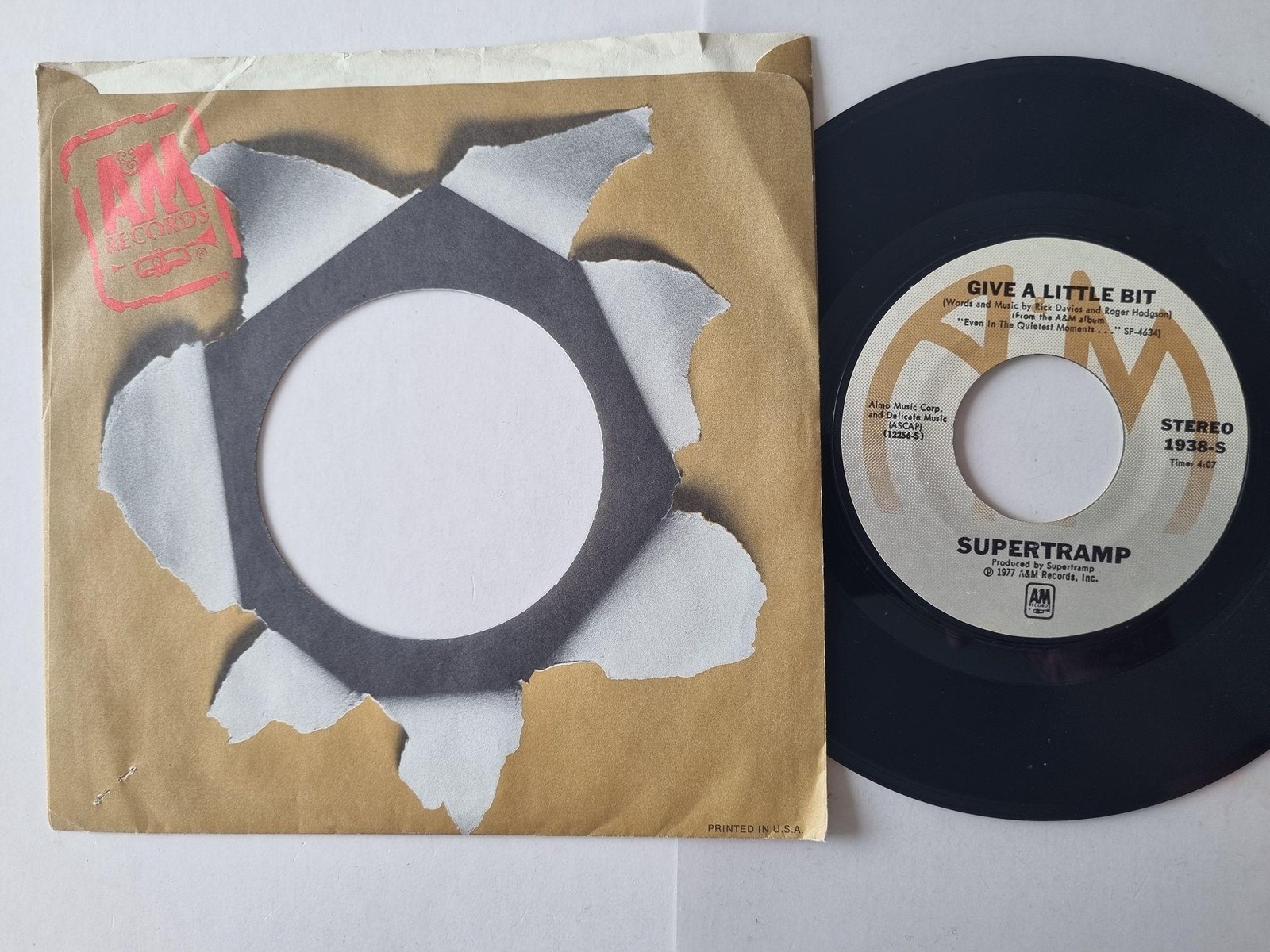 Supertramp - Give a Little Bit 7'' Vinyl US