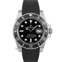 Rolex Submariner 116610LN Date Steel 40mm Black Rubber Strap Ceramic Bezel-B&P