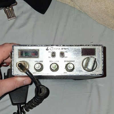 Cobra 21GTL CB Radio 40 Channel Mobile Transceiver ANL PA Black