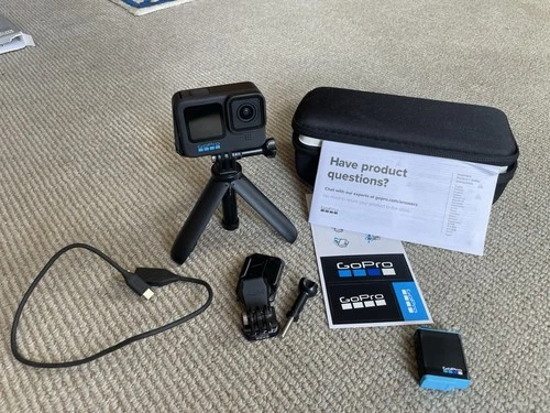 GoPro Hero10 Black Waterproof Action Camera 5.3K Video 23MP Tested Working