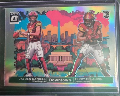 CHASE!! Donruss Optic Downtown Duos Jayden Daniels Terry McLaurin RC