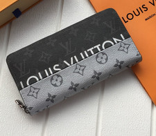 LouisV Monogram Split Zippy Long Wallet - Black Gray