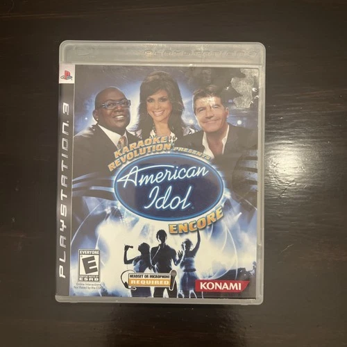 Karaoke Revolution Presents: American Idol Encore (Sony PS3 PlayStation 3, 2008)