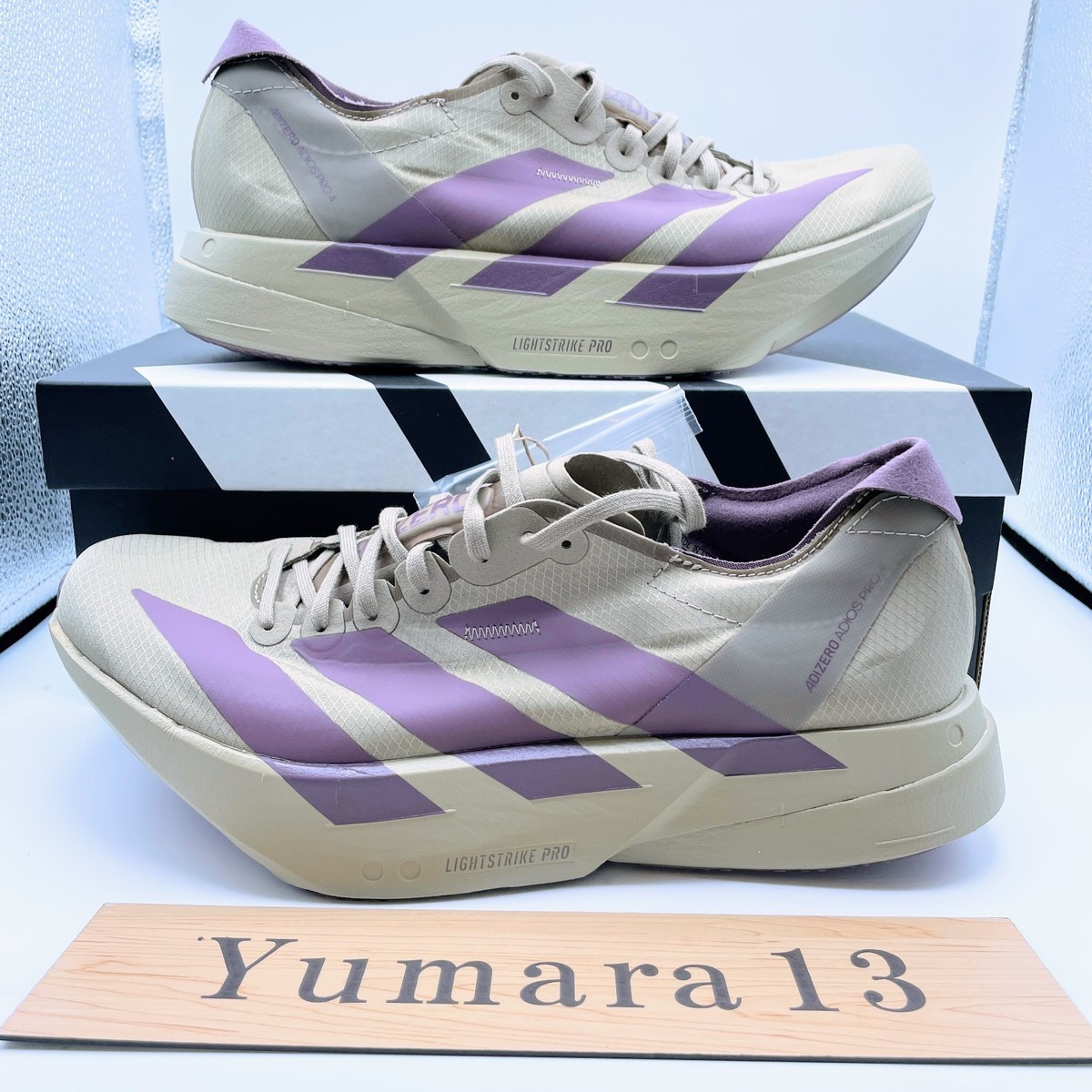  Adizero Adios Pro 4 JP6997 26センチ adidas Adizero Adios Pro 4 Blanch Cargo Shadow Fig JP6997 Men's