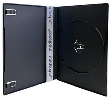 PREMIUM SLIM Black Single DVD Cases 7MM 100 New Material Lot